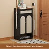 Modern Tall Standing Shoe Rack for Dormitories Apartments Space-Saving Multi-Layer Shoe Cabinet Dustproof Feature for Entryway