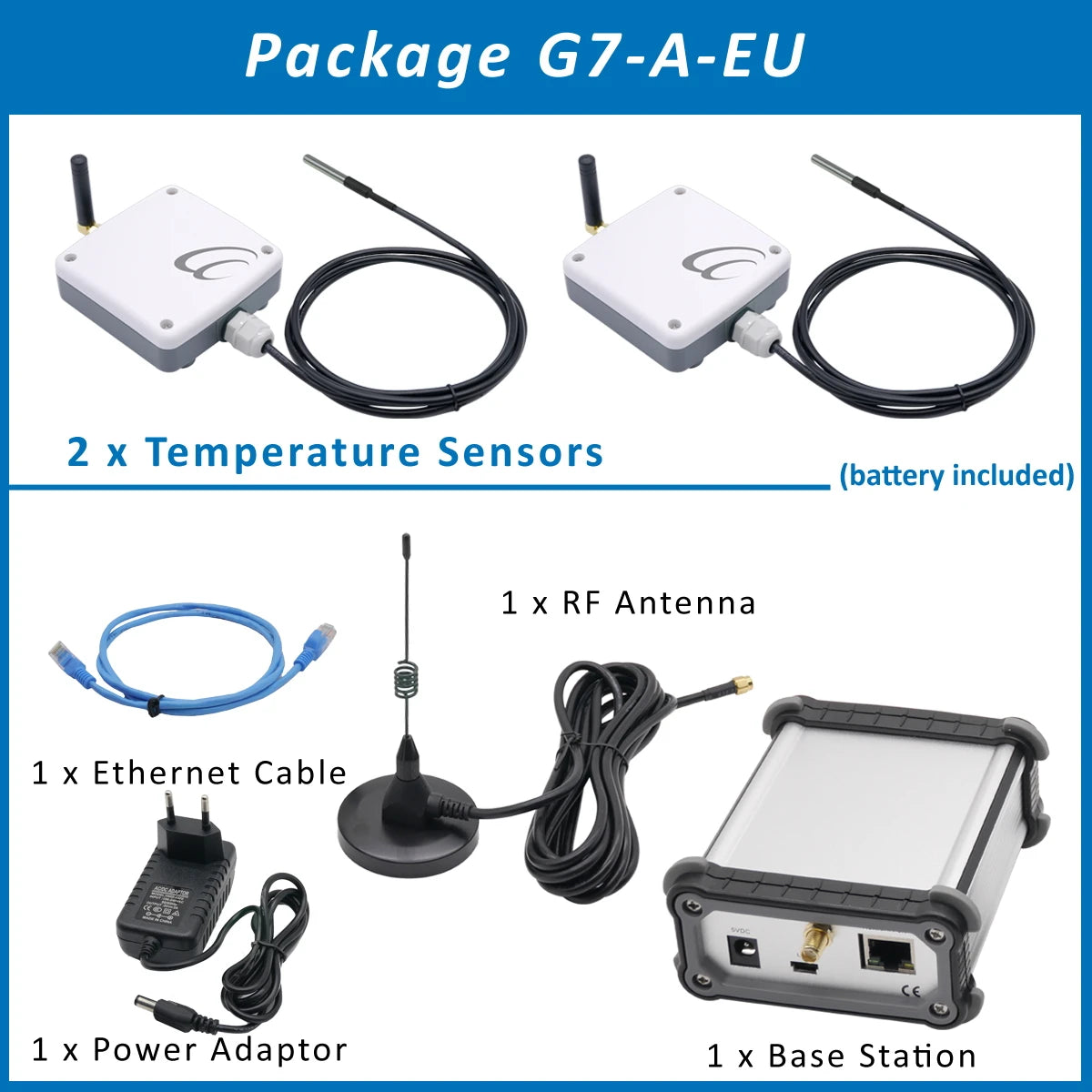 Temperature Control Room Temperature Logger High Temperature Alarm IP65 Rated 0.2 Resolution Smart App Control Battery