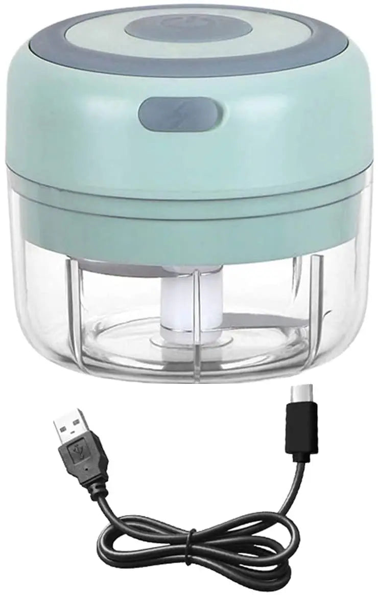 Dropshipping USB Garlic Cutter Mini Electric Garlic Masher Machine Kitchen Accessories Garlic Crusher Kitchen Blender Gadgets