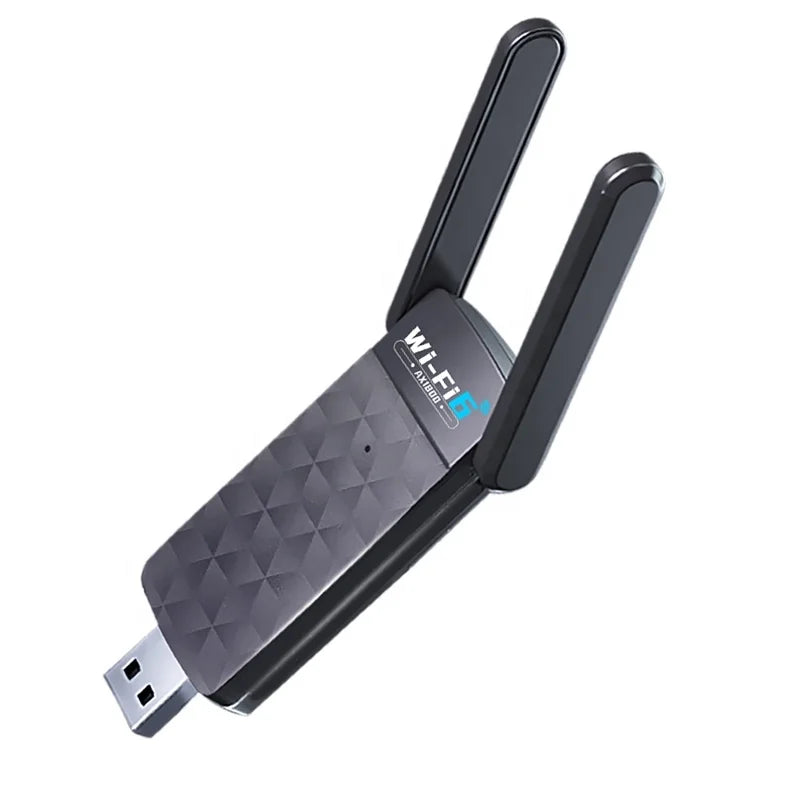 Wifi 6 AX1800Mbps Wireless Network Cards Blue Tooth 5.3 Dual Band Usb Wifi Adapter for Desktop Laptop PC
