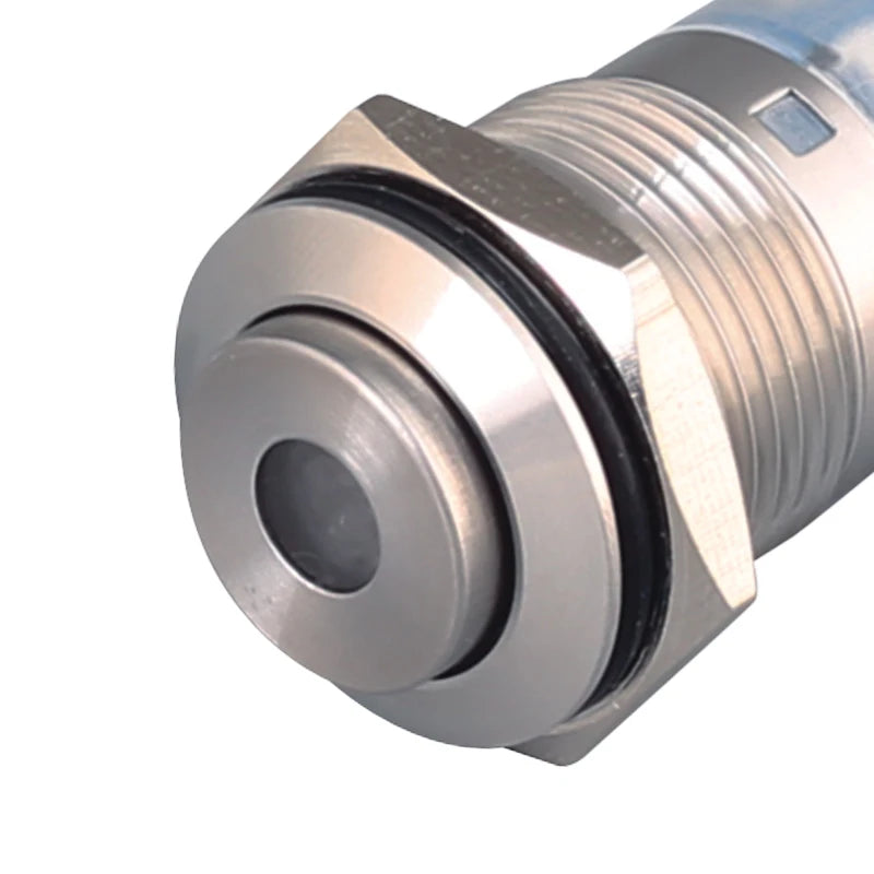 Push Button Switches 16mm 19mm Momentary DC12V AC220V Red Blue Led Illuminated Industry Control Equipment Cnc Metal Push Button