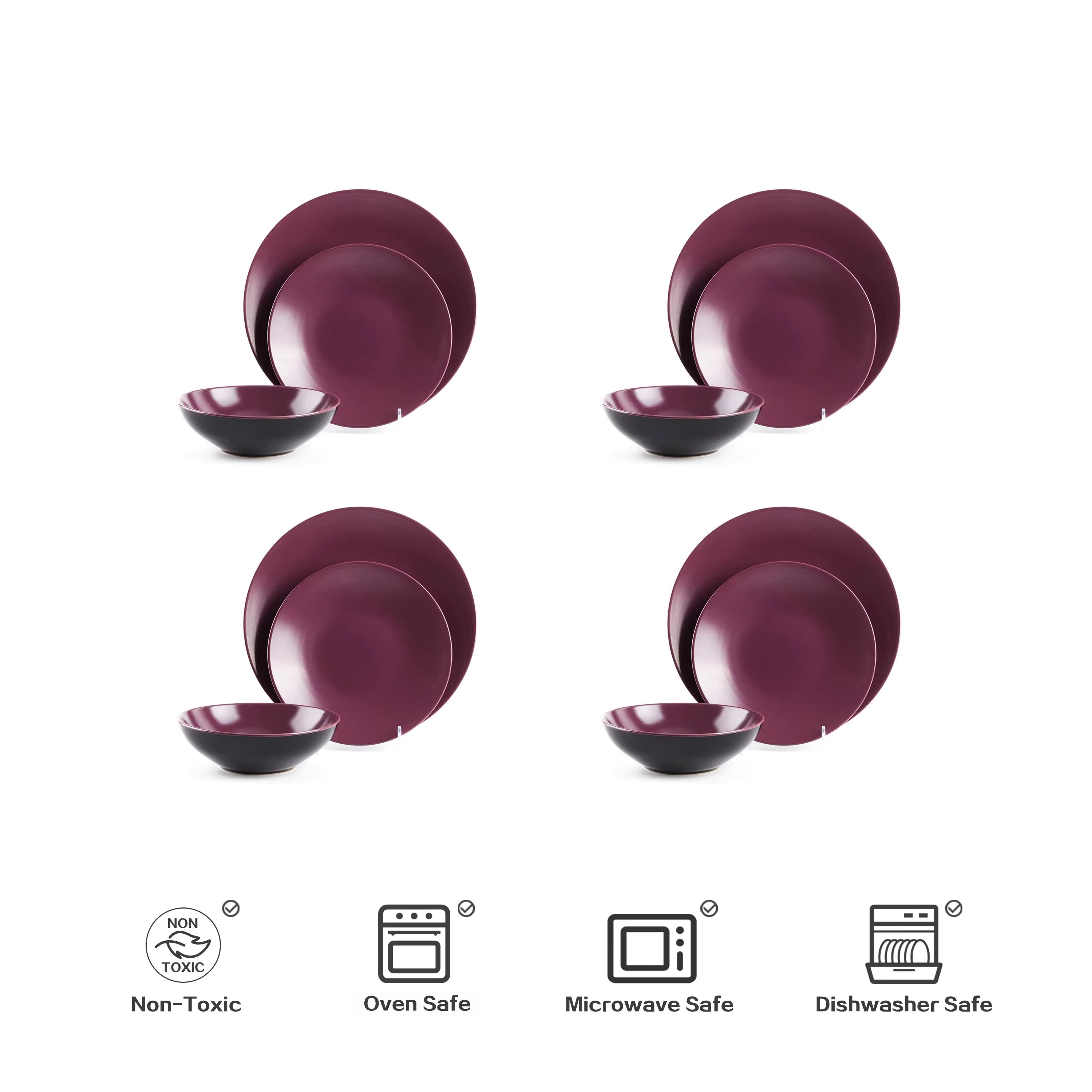 Unique Set  Microwave Safe Tableware with Reactive Glaze Featuring a Best Selling Kitchen Plate Collection and Promotional Mugs