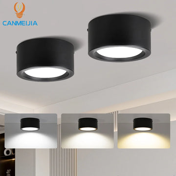 For Home Shop Hotel Commercial Adjustable Light Color Surface Mounted Ceiling Led Downlight,Led Down Light,Downlights