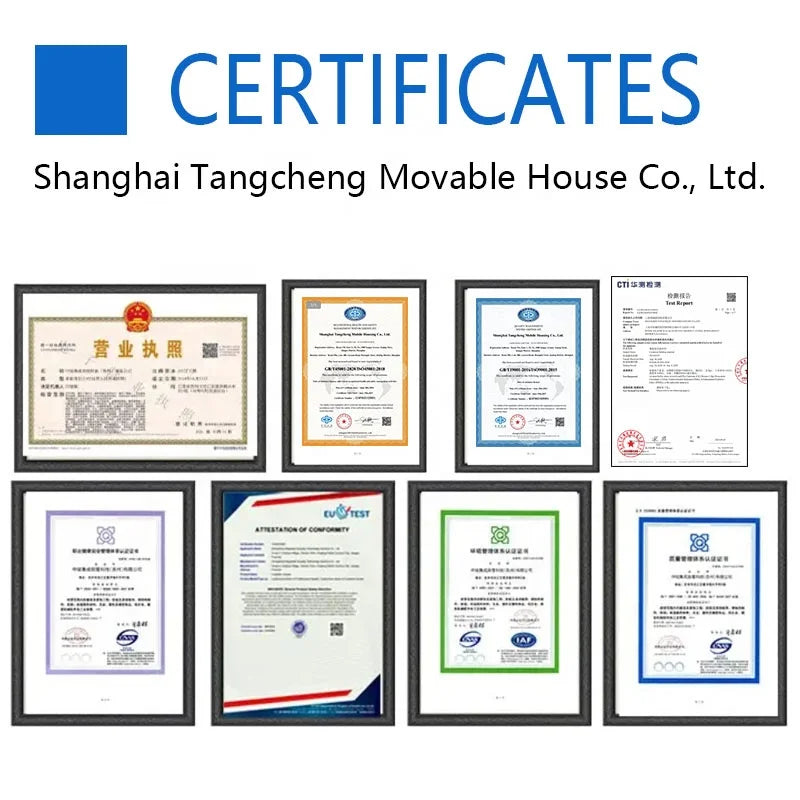 Modern Luxury 10ft 20ft 40ft Flat Pack Container Module House Prefab House with Removable Storage for Office Use