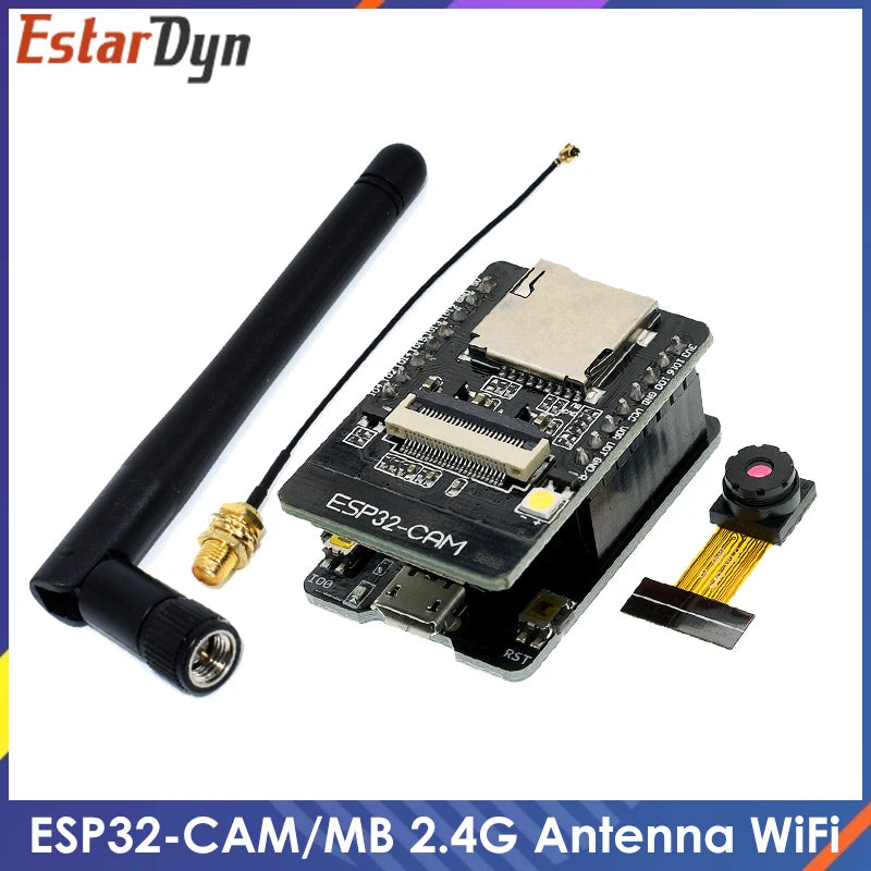 ESP32-CAM ESP32-CAM-MB MICRO USB ESP32 Serial to WiFi ESP32 CAM Development Board CH340 5V Bluetooth OV3660 / OV2640 Camera