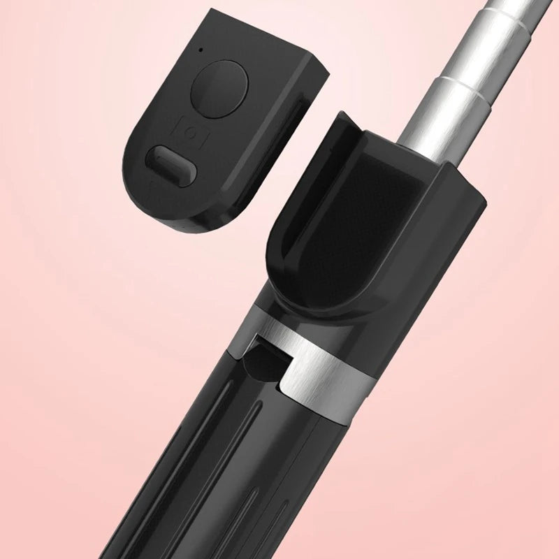 170cm Tall Selfie Stick Combines Tripod & LED Light Versatile Phone Holder for Smart Devices