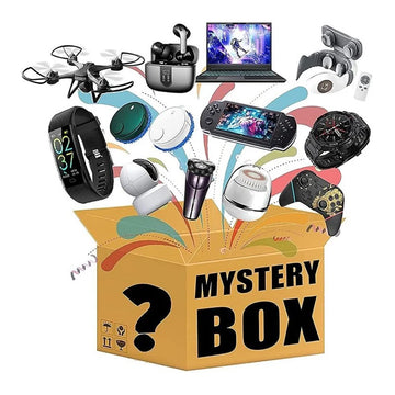 Caja Misteriosa Wireless Smart Watches Lucky Draw Surprise Blind Mystery Box with IPS Display and Rubber Band for Christmas