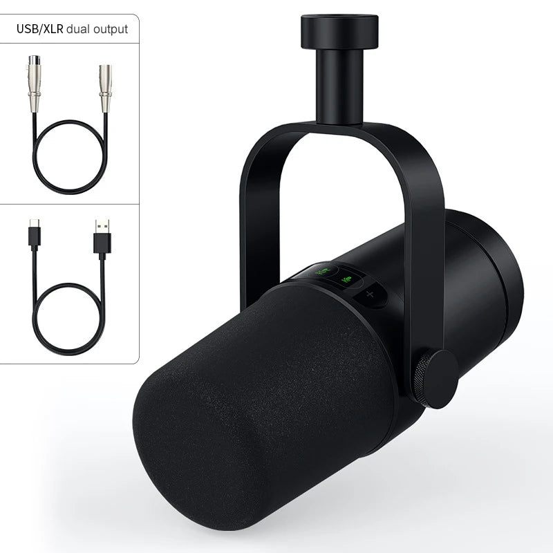 ZTT30 New  USB Mic Desktop PC Laptop Professional Microphone USB and XLR Gaming Mic Podcast Equipment Kit Dynamic Microphone