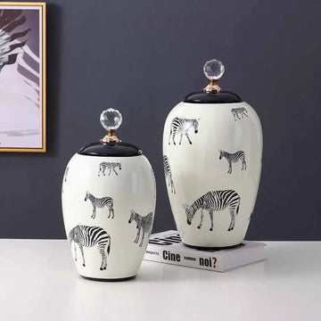 Wedding Occasion Light Luxury Showpieces Table Accessories Oval Ceramic Flower Vase
