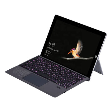 New Surface Pro6/7/5/4/3 Dedicated Full Size Scissor Switch 78-Key Wireless Keyboard 7-RGB Backlit Cover USB-C Interface