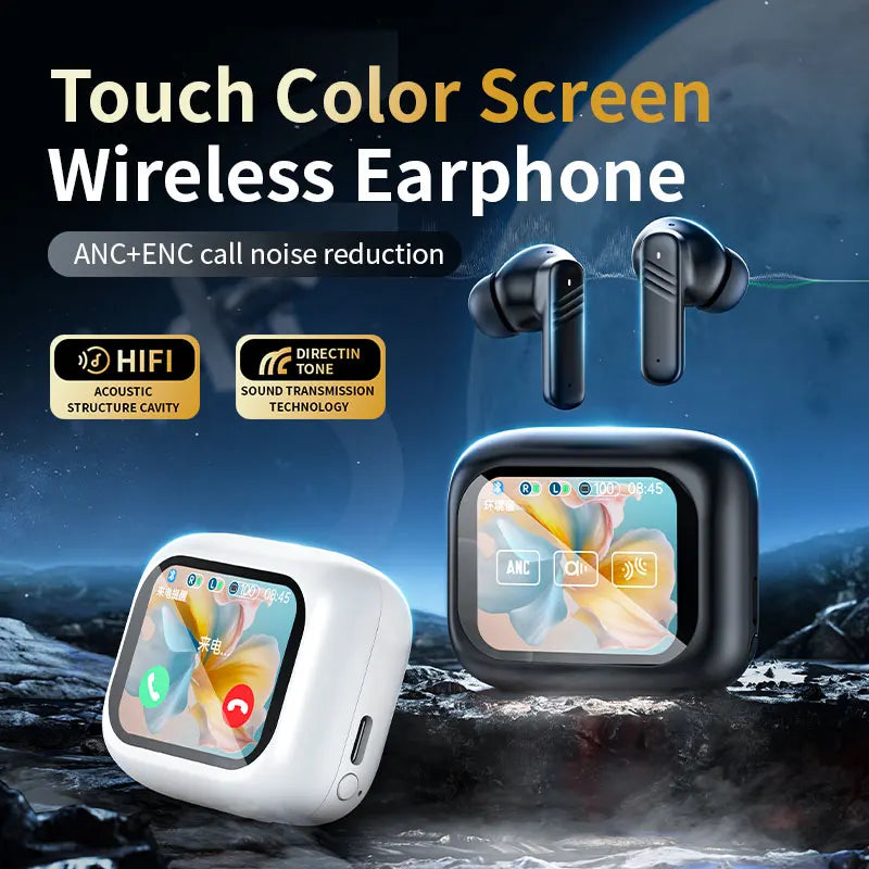 Hot Selling 1 Year Warranty Wireless Version Wireless ANC+ENC Noise Cancelling V5.3 EARBUDS Headphones Earphones Made in China