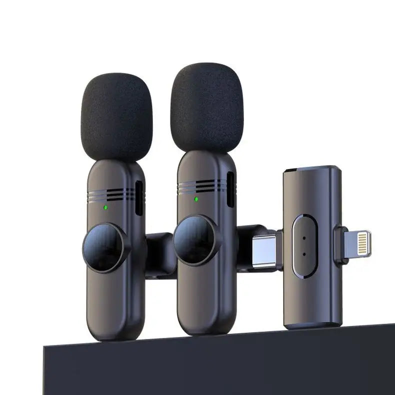 Quality Assure Wireless Lavalier 2 in 1 Mini Microphone Lapel Micro Cravat San Fil Mic for youtube Lapal Mikrafon Cordless