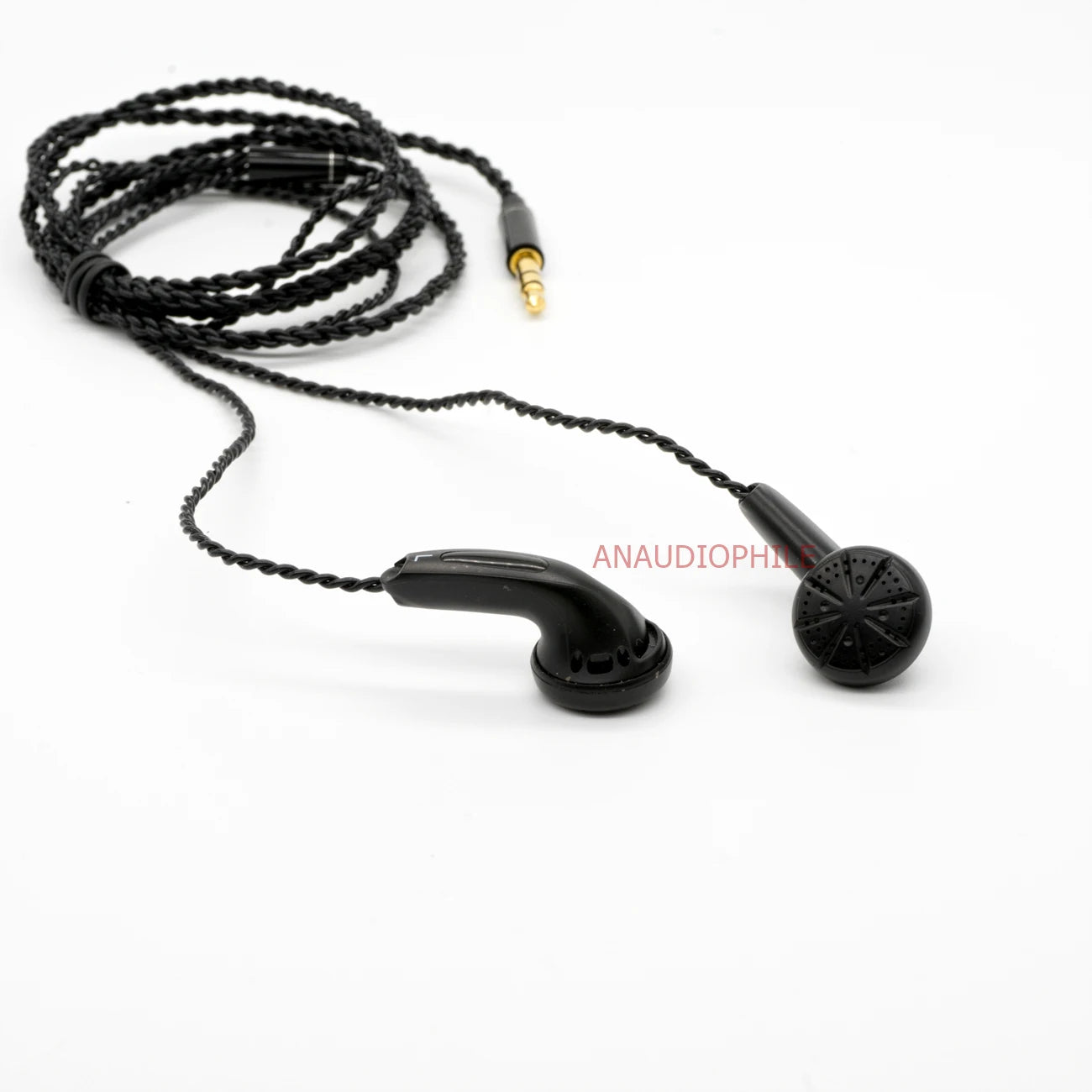 HiFi Audiophile Earphones Flat Head In-Ear DIY HiFi Headset Beryllium Diaphragm Wired Bass DJ Earbuds