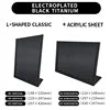 Practical Metal Desktop Menu Display Poster Board Business Card Stand for Store Office Table Decoration Accessory