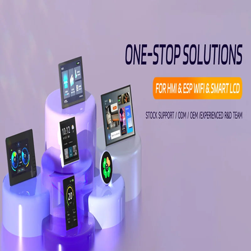 WT32S3-86S 86mm Box Screen Monitors IPS 4inch square Smart Displays 3.95 Inch Lcd ESP32 Touch Display Screen with Display Module