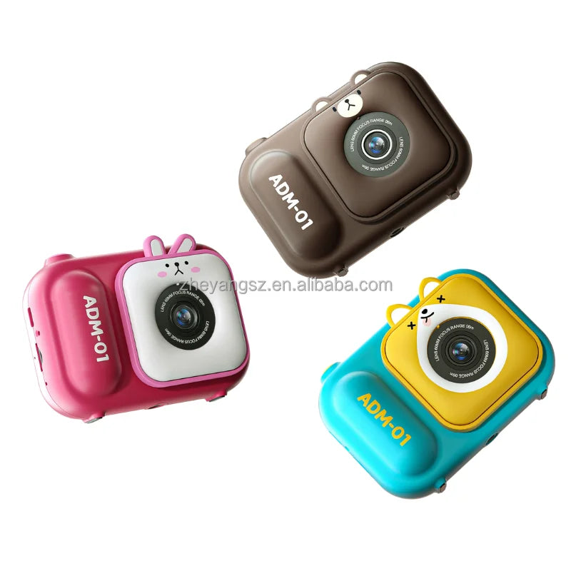 2.4 Inch Photo and Video Recording 600mAh 4800W Dual Lens 1080P Playback Games Kids Digital Camera Mini Cameras for Children