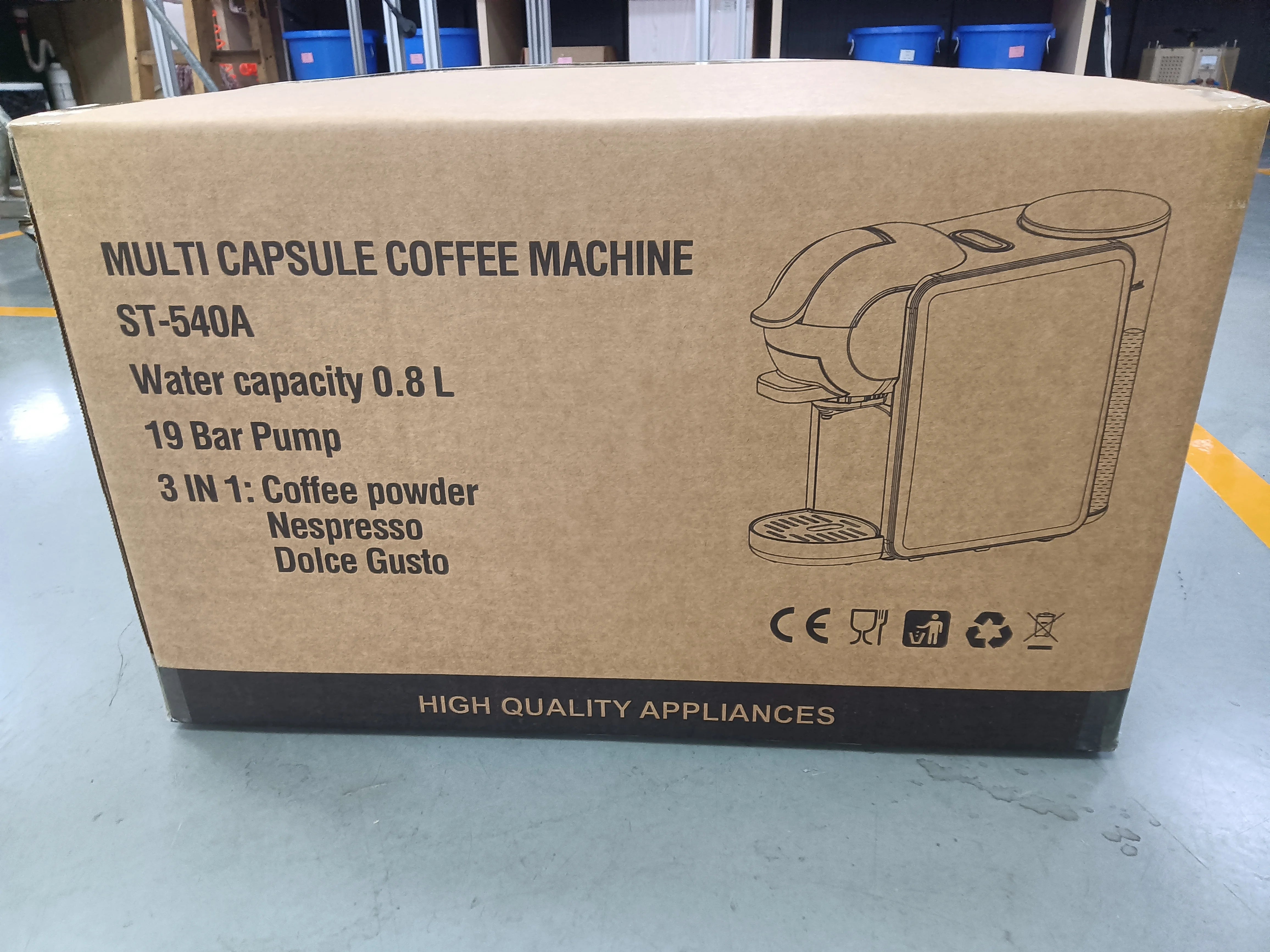 Kaffemachine Machine Making Capsule Coffee Maschines for Ground Coffee Makers Amodo Mio Np Dg Caffitaly