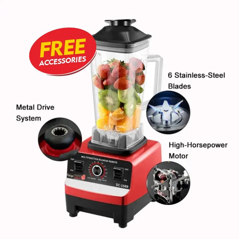High Capacity Commercial Multifunctional Easy to Clean blenders for kitchen ,Electric Stand Food Mixers blender machine