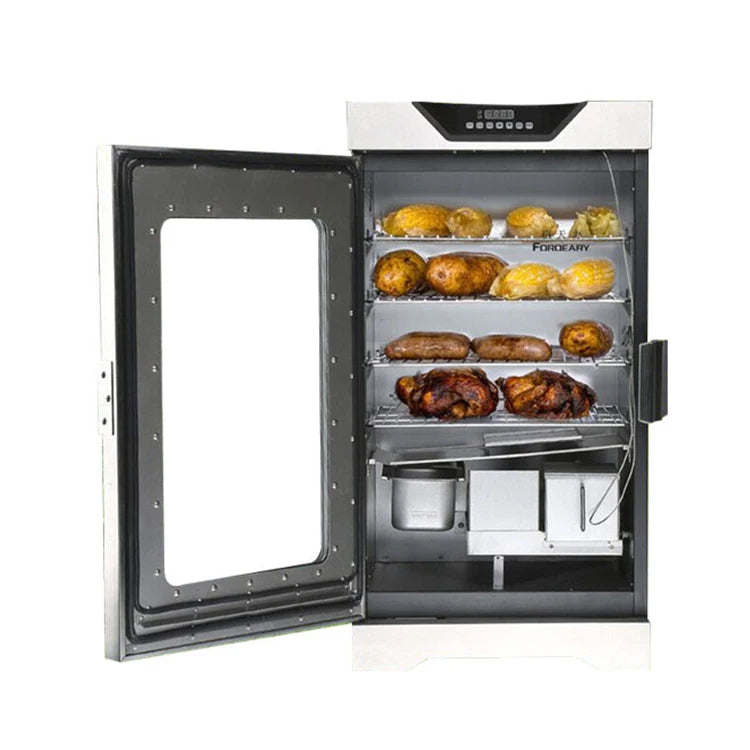 Electric Heating Smoking Meat Machine Smoke Fish Making Machine Smoker Oven Smoking Machine for Fish and Meat