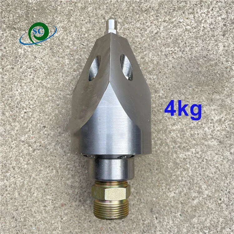 High Pressure Cleaning Hard Silt Jetter Ceramic Nozzle Sewer Drain Dredge Nozzle
