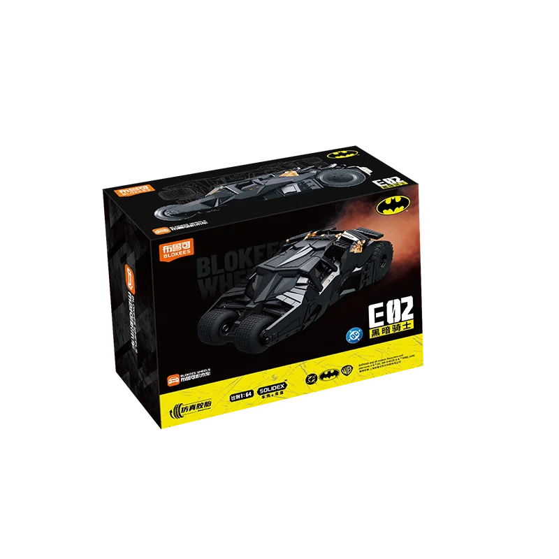 Blokees DC Marvel Hero Batman Star Edition Series  Blind Box Toy E01/E02 6PCS Batman Motorcycle Toy Collectible Perfect Gift
