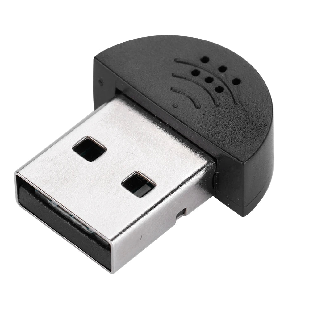 Microphone Mini Microphone Portable USB Mini Studio Speech Microphone Recording Audio MIC Adapter For Computer PC