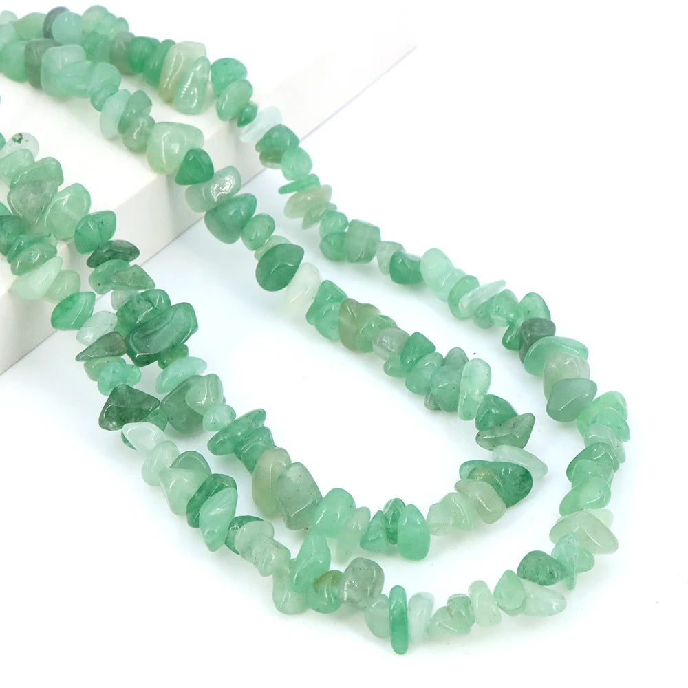 3-5mm/5-8mm Natural Garnet Amethyst Aquamarine Beads Irregular Freeform Chip Gravel Shape Stone Bead DIY Jewelry Making Bracelet