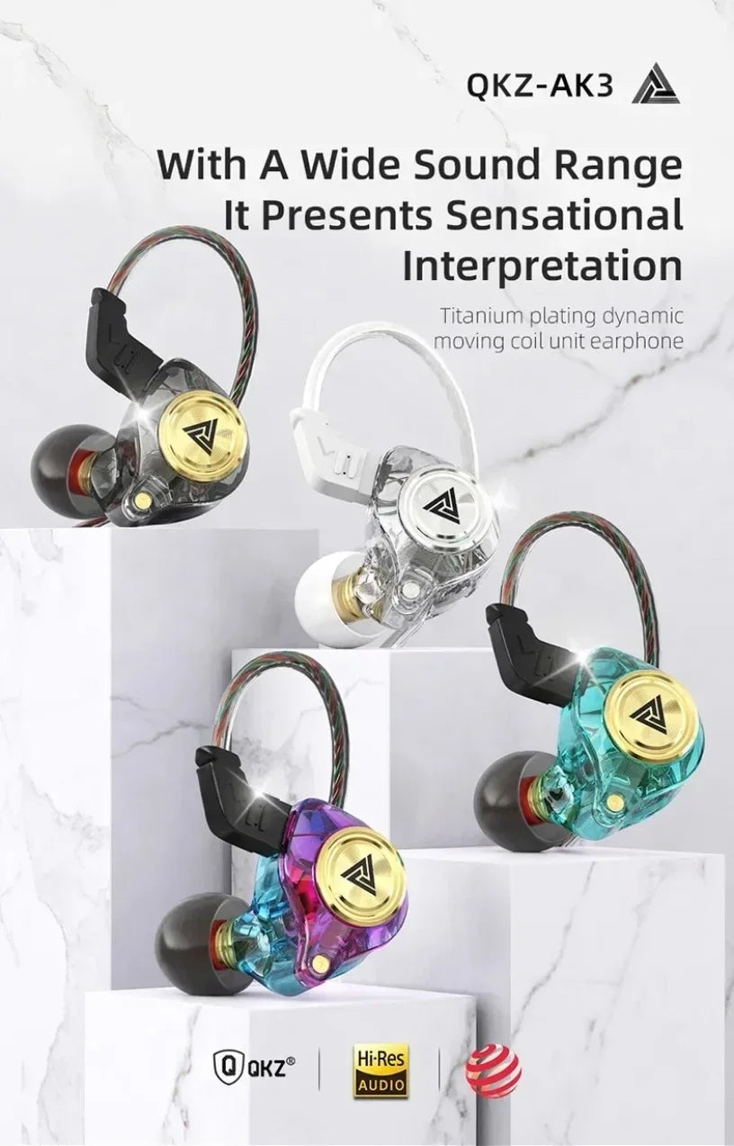 QKZ CK5 FiLe Wired HiFi Earphones