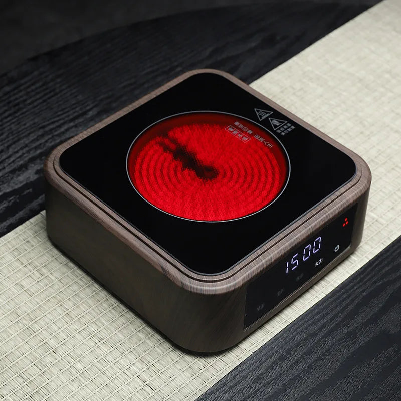 1500W Electric Ceramic Stove Smart Heater Stove Tea Stove Electric Hot Plate Heating Furnace Mini Tea Maker Water Boiler 220V