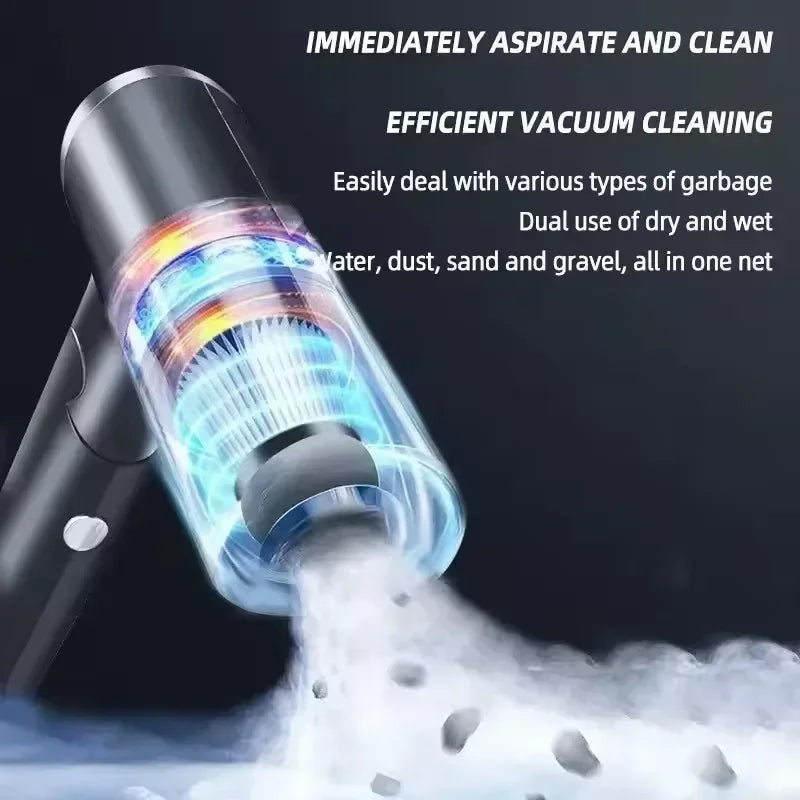 Car Vacuum Cleaner 2900000 Pa 4 In1 Powerful Clean Machine Wireless Blowing Suction Portable Vacuum Cleaner household New 2026