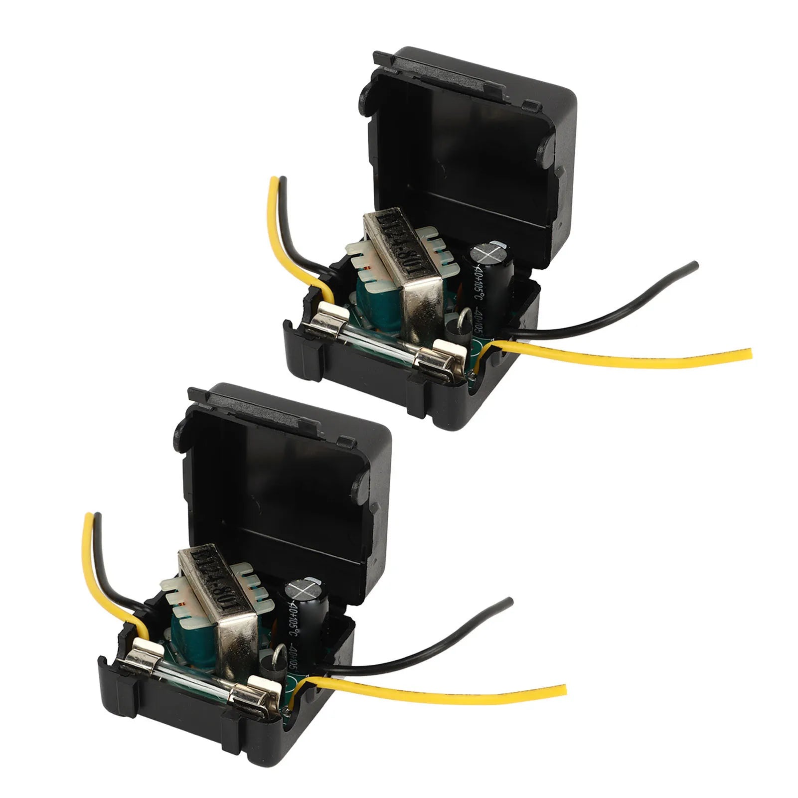 2Pcs Car Power Filter Stereo Noises Reduction Stereo Noise Suppressor Reducer 12V Interference Proof for Equalizers Amplifiers