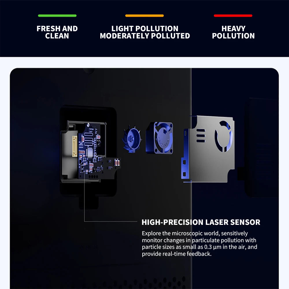 NEW MIJIA Smart Air Purifier 4 Lite LED Display Quadruple Purification Aldehyde Removal Home Air Ionizer 35.8dB(A) Low noise