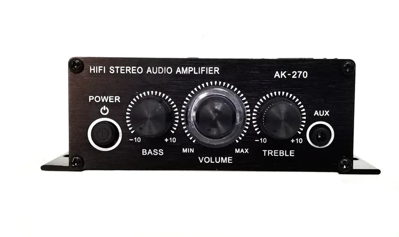 Ak170 Light Mini STEREO Power Amplifier With 4 Inch Speaker DIY Kit Vending Pinball Audio Arcade Game Machine Module Mp3 Player