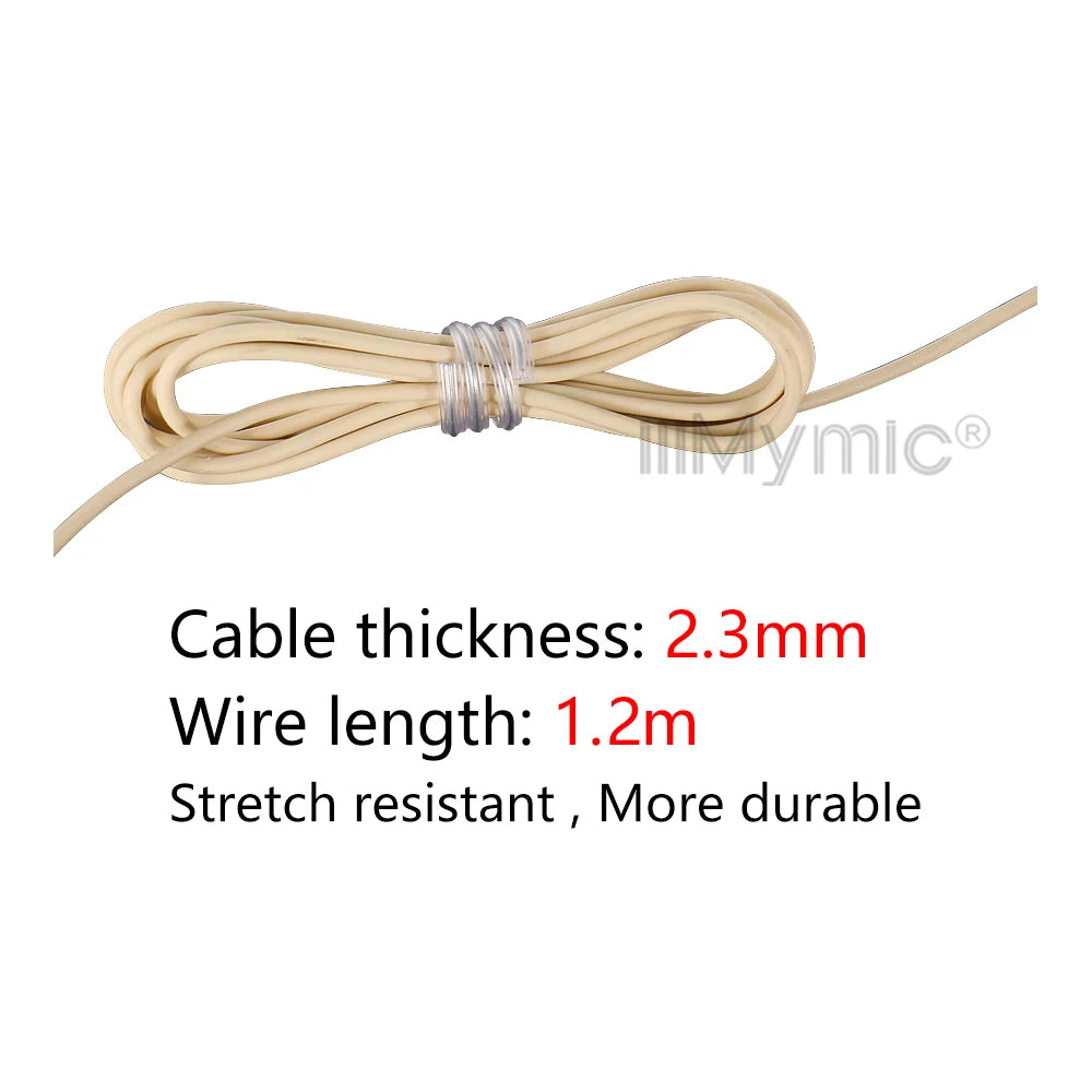 iiiMymic Skin Lavalier Microphone Uni-directional Lapel Mic For Sennheiser Wireless Transmitter BodyPack 3.5mm Locking Plug