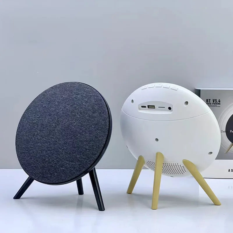 Mini Bluetooth Speaker UFO Design BT 5.4 HIFI Stereo Wireless Boombox Home Theater Sound System Support TWS TF USB AUX FM Play