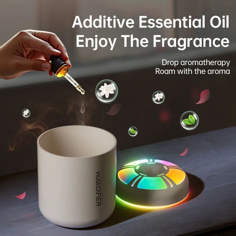 180ML Mini Air Humidifier USB Electric Aroma Diffuser Essential Oil Purifier Aromatherapy Mist Maker Lights For Car Home Bedroom
