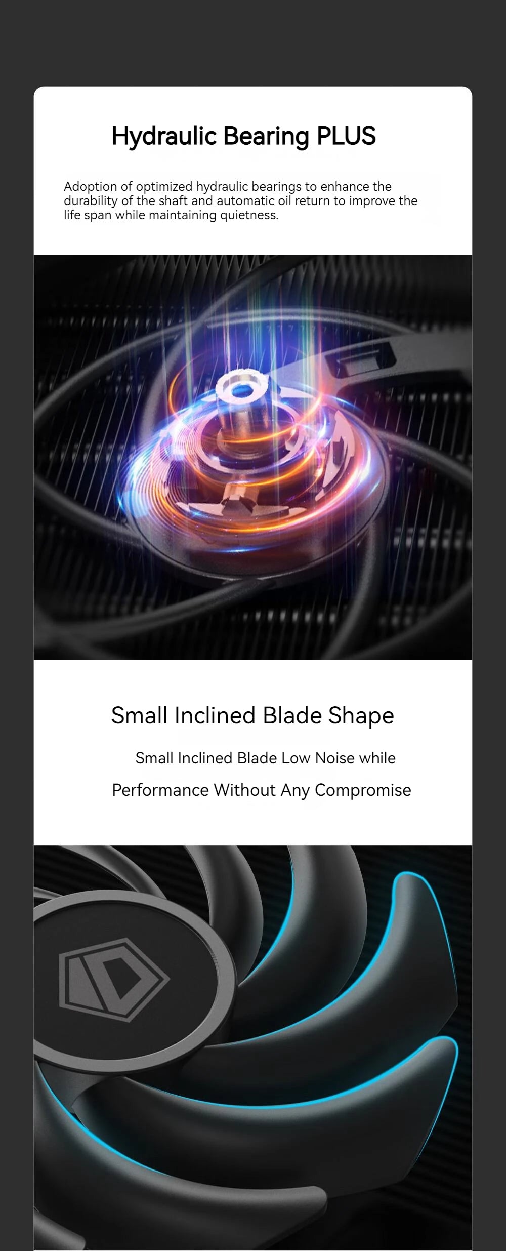 ID-COOLING IS-50X 5 Heat Pipes ITX Air Cooling CPU Processor Cooler 4Pin PWM 12015 Fan For Intel LGA 1700 1200 AM4 AM5 Radiator