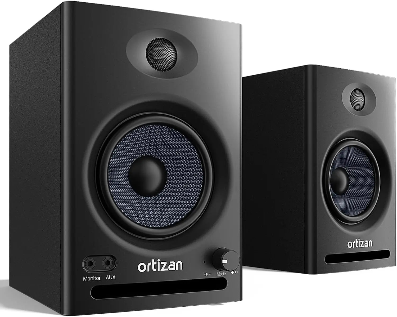 Ortizan Audio Bookshelf Active Speakers Studio Monitor，Bluetooth 5.3 Wireless Computer TV PC USB DAC HiFi Home Subwoofer System