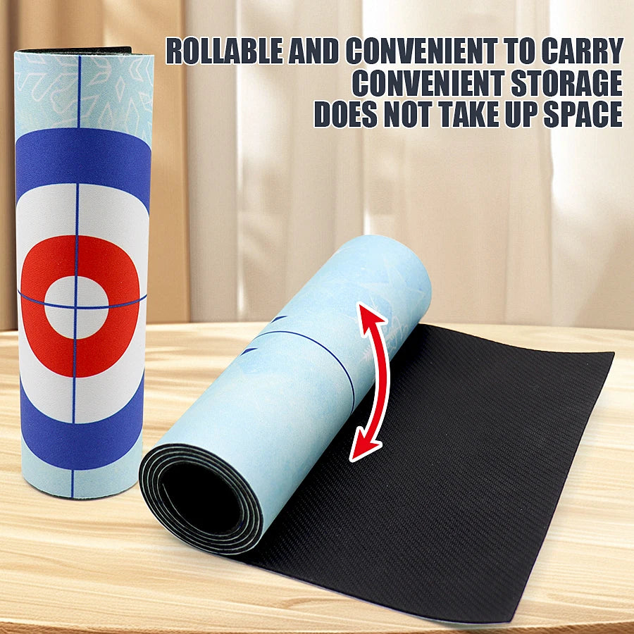 Table curling game is suitable for teenagers or adults, with 8/16 roller skates to choose from for party entertainment games
