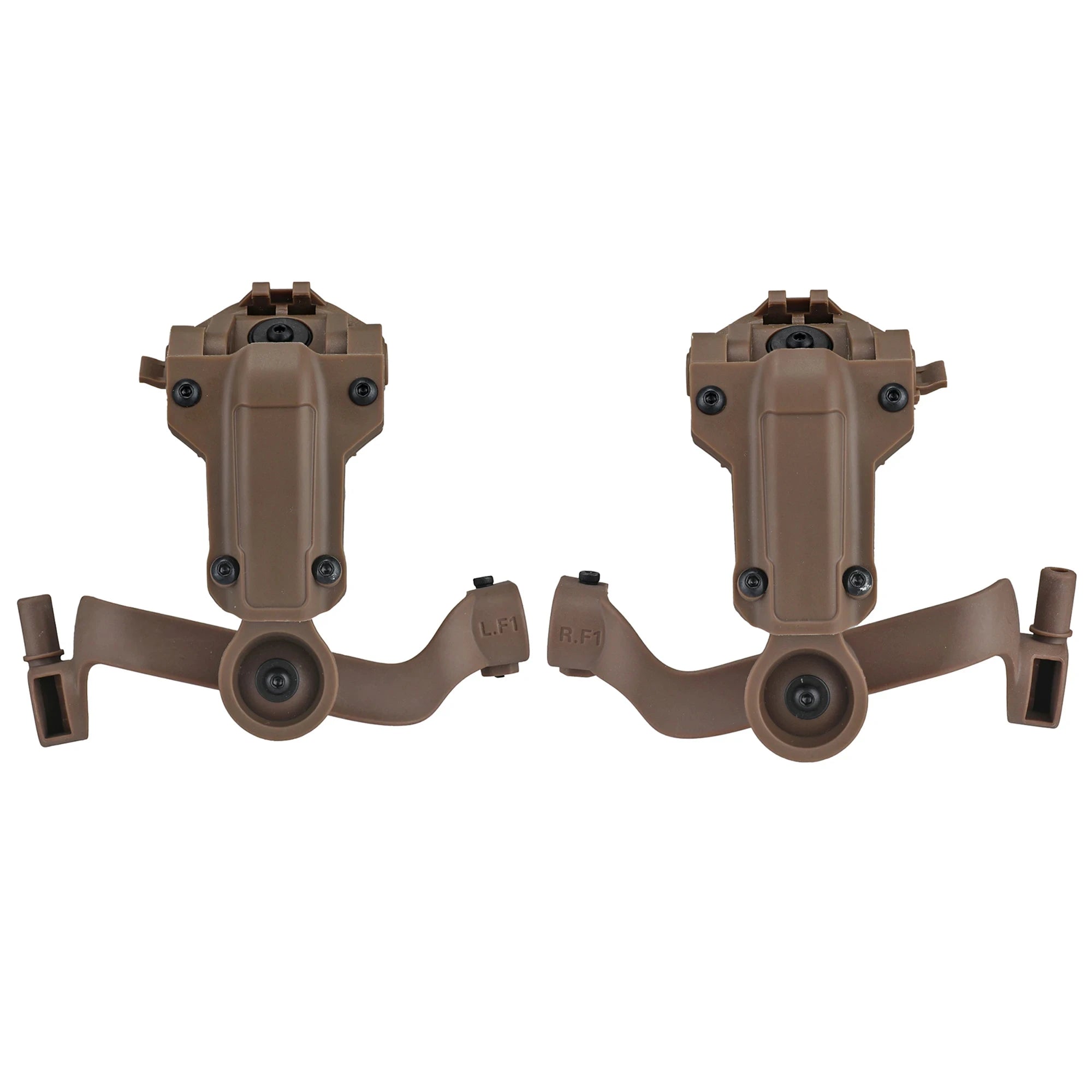 ARM NEXT F10 Tactical Headset Hunting Shooting Noise Cancelling Headphones with Brackets Fit for Wendy M-LOK ARC Helmet