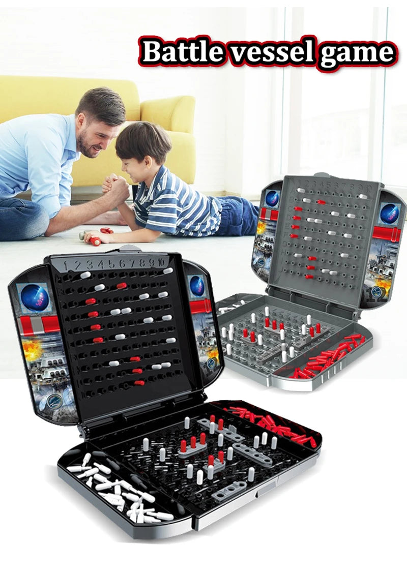 Fun Kids Warship Sea Ship Board Game Toys Classic Double Battleship Naval Combat Strategy Board Game