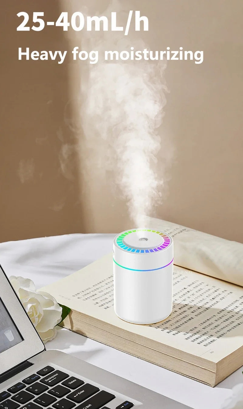 Mini Air Humidifier 180ML Electric Aroma Diffuser Essential Oil Purifier Aromatherapy Mist Maker Lights For Car Home