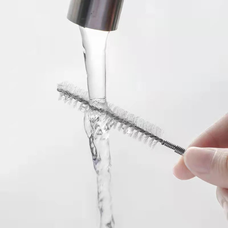 All-inclusive Cleaning Tools Set with Anti-Clog Feature- Brush, Hose, Syringe, Fridge Drain Hole Cleanser and more