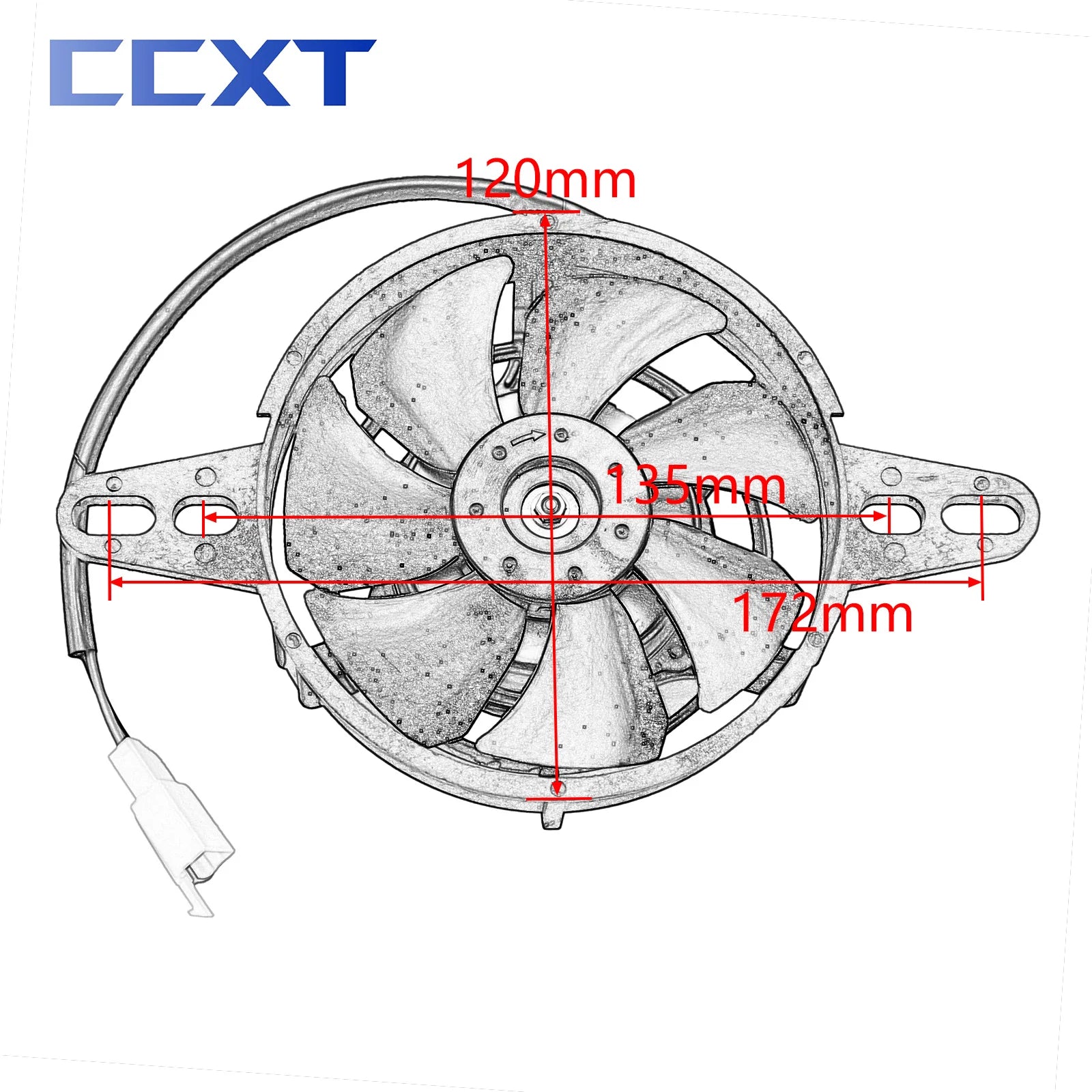 12V Motorcycle Cooling fan Oil Cooler Engine Electric Radiator For Honda Yamaha Suzuki KTM Kawasaki ATV Motocross Accessories