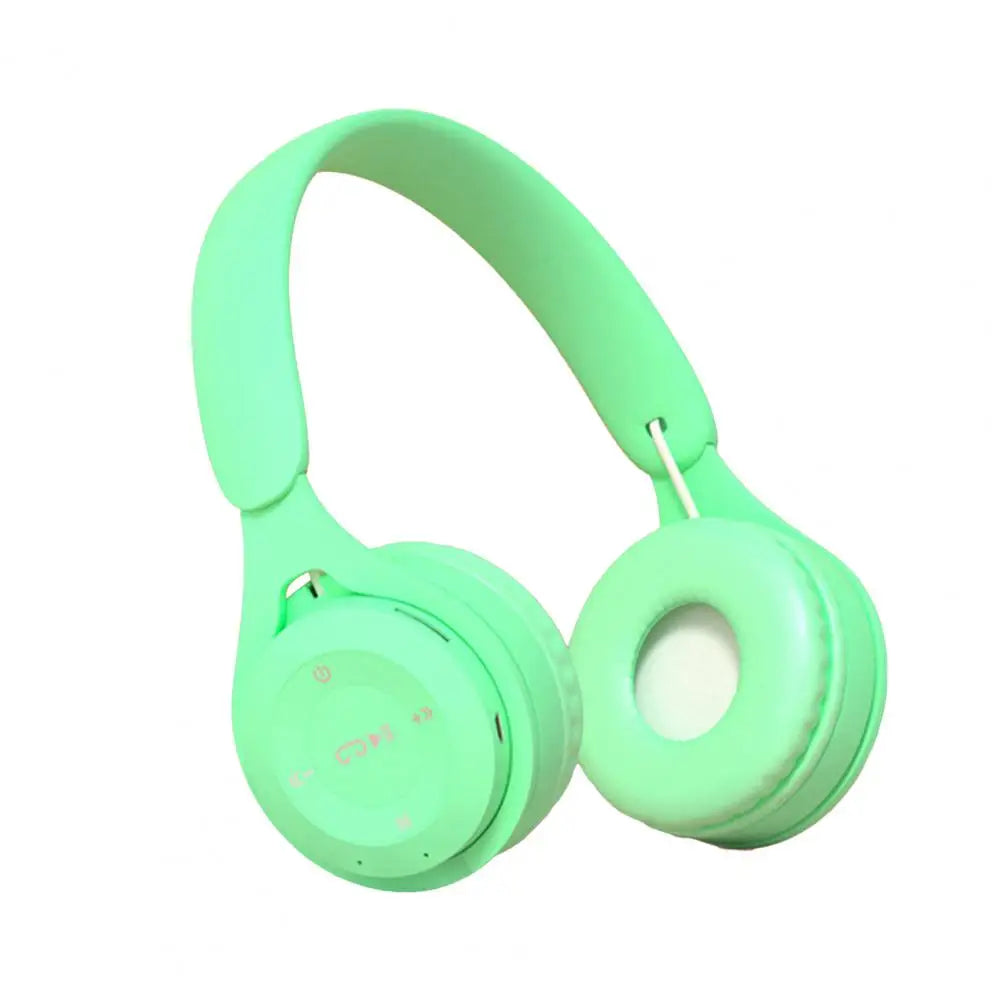 Headphones Kids Wireless Bluetooth Earphones Stereo Foldable Helmets Gaming Headsets Over-ear Headphones for Android ios