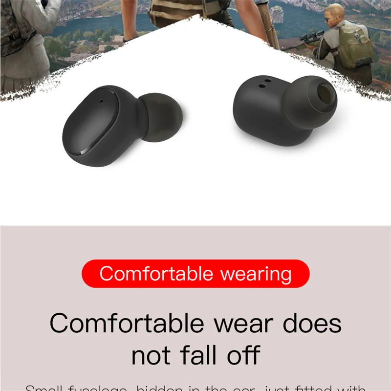 LED Digital Display Wireless Earphones Wireless Bluetooth Headset Noise Cancelling Sports Headphones Universal Bluetooth Earbuds