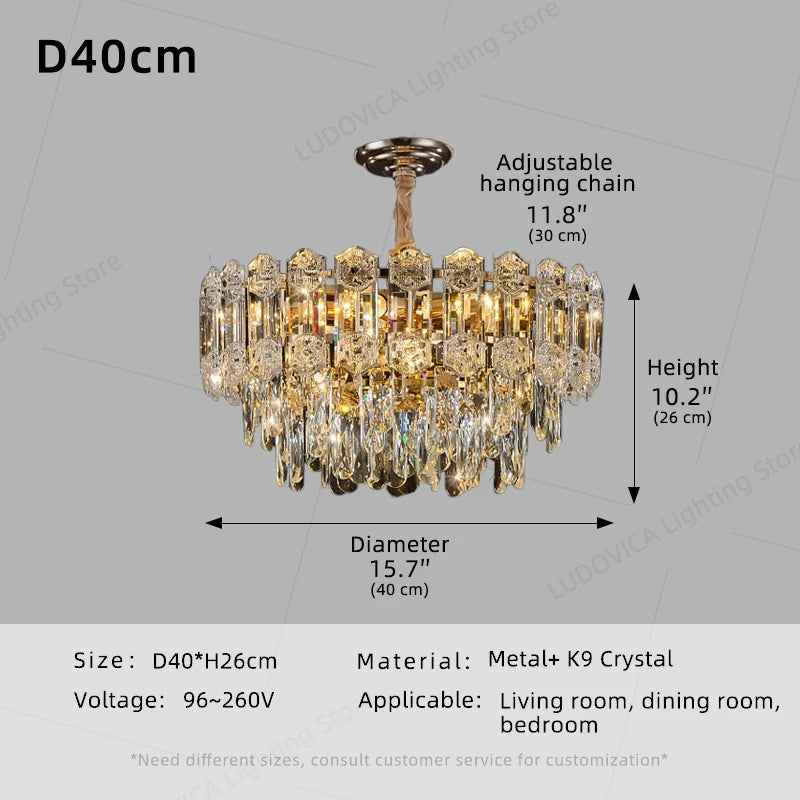 Modern Living Room High Ceiling Chandelier Crystal LED Chandelier Designer Nordic Dining Room Lamp Lighting