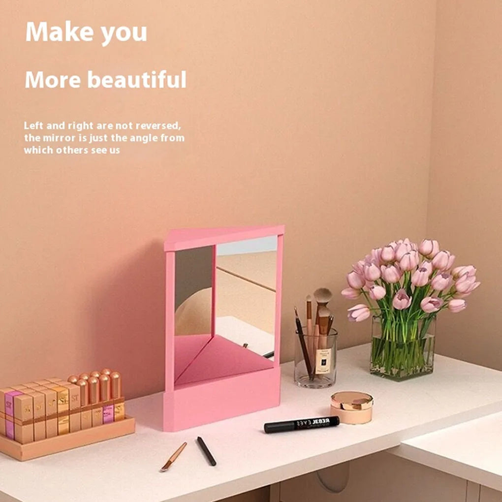 Professional TrueMirror Cosmetic Mirror - Non Reversing Clear Inverted Mirror for Bedroom Vanity Table Makeup