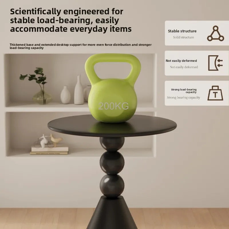 Retro room sofa side tables light luxury coffee table bedroom creative small round mesa para habitación living room furniture
