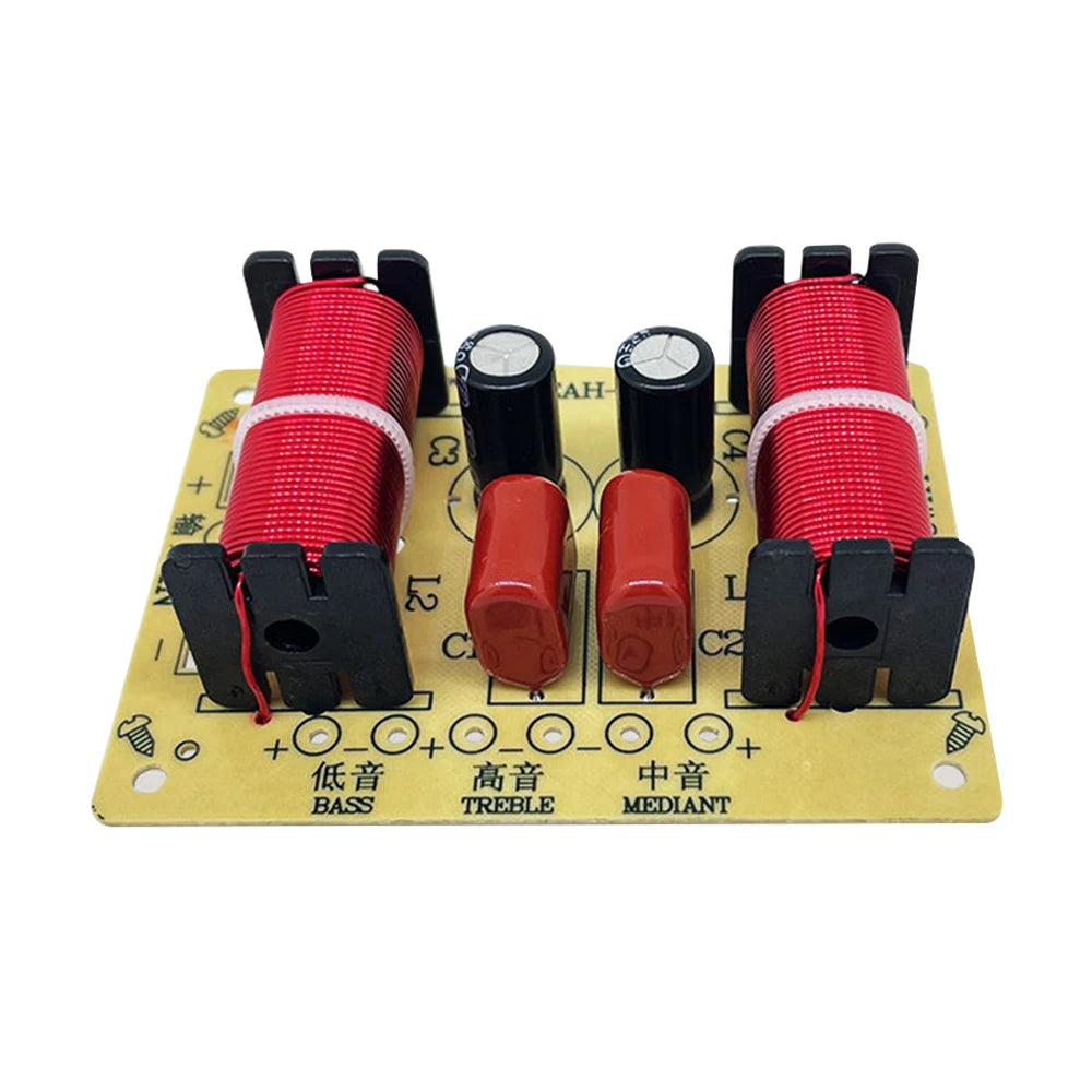 3 Way 150W Hi-Fi Audio Speaker Crossover Treble Midrange Bass Independent Crossover Home Speakers Filter Frequency Divider